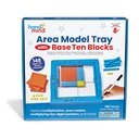 Area Model Tray with Base Ten Blocks