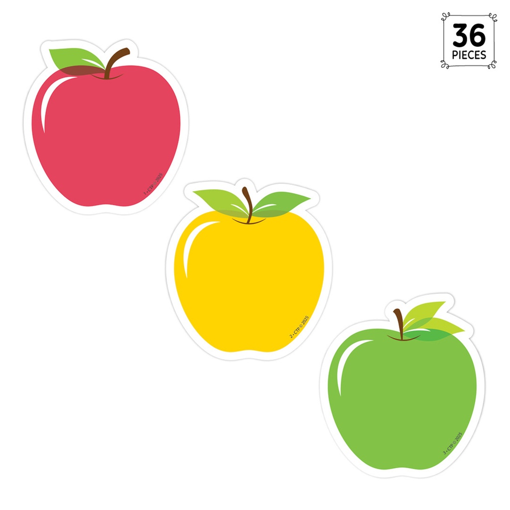 Apple Time Apples 3" Designer Cut-Outs