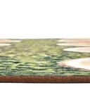 Tree Rounds Seating Area Rug Rectangle