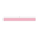 Cool for School Pink Checkers Straight Border Trim