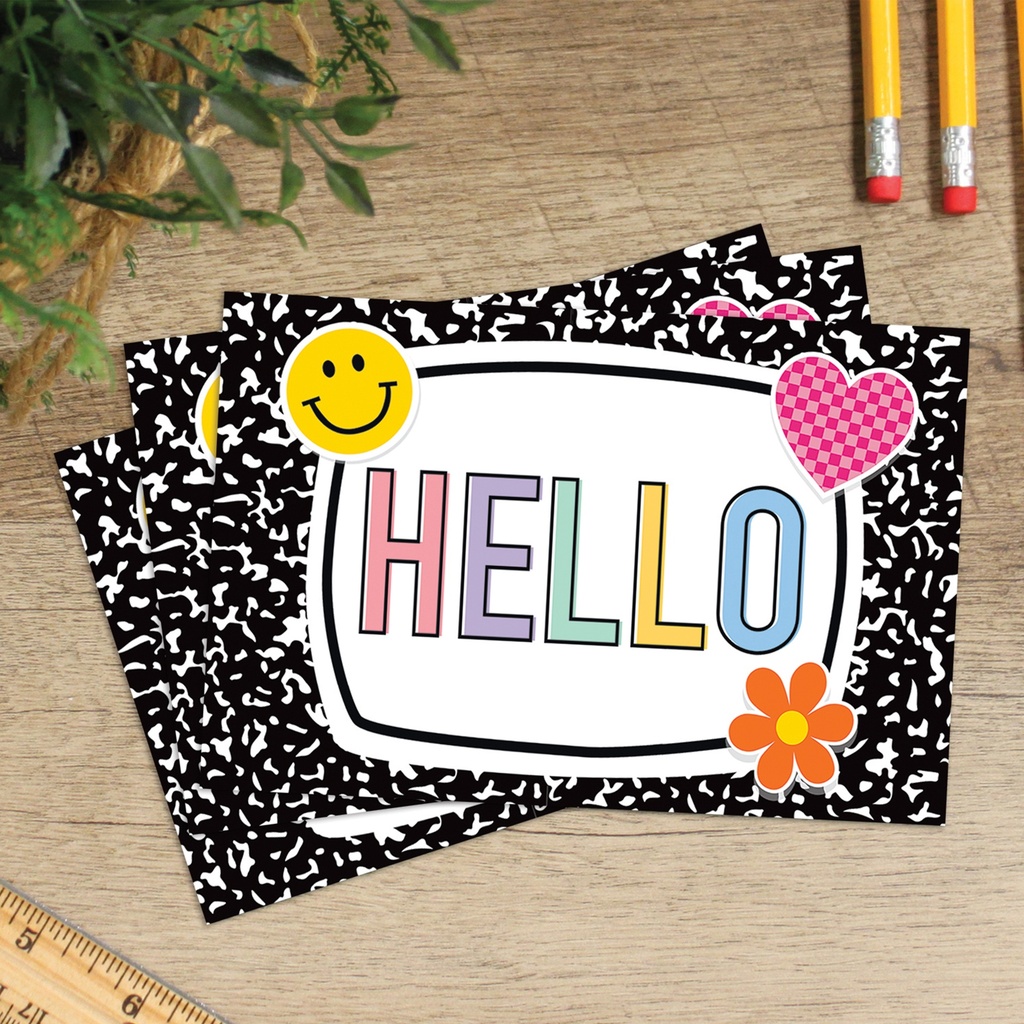 Cool for School Hello Postcards