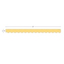 Composition Yellow Scalloped Border Trim