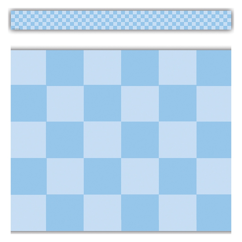 Checkers Scalloped Border Trim