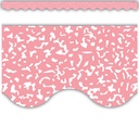 Composition Pink Scalloped Border Trim