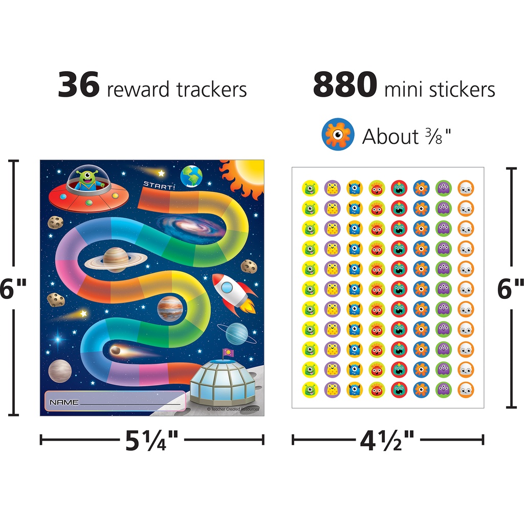 Out of this World Reward Trackers with Stickers