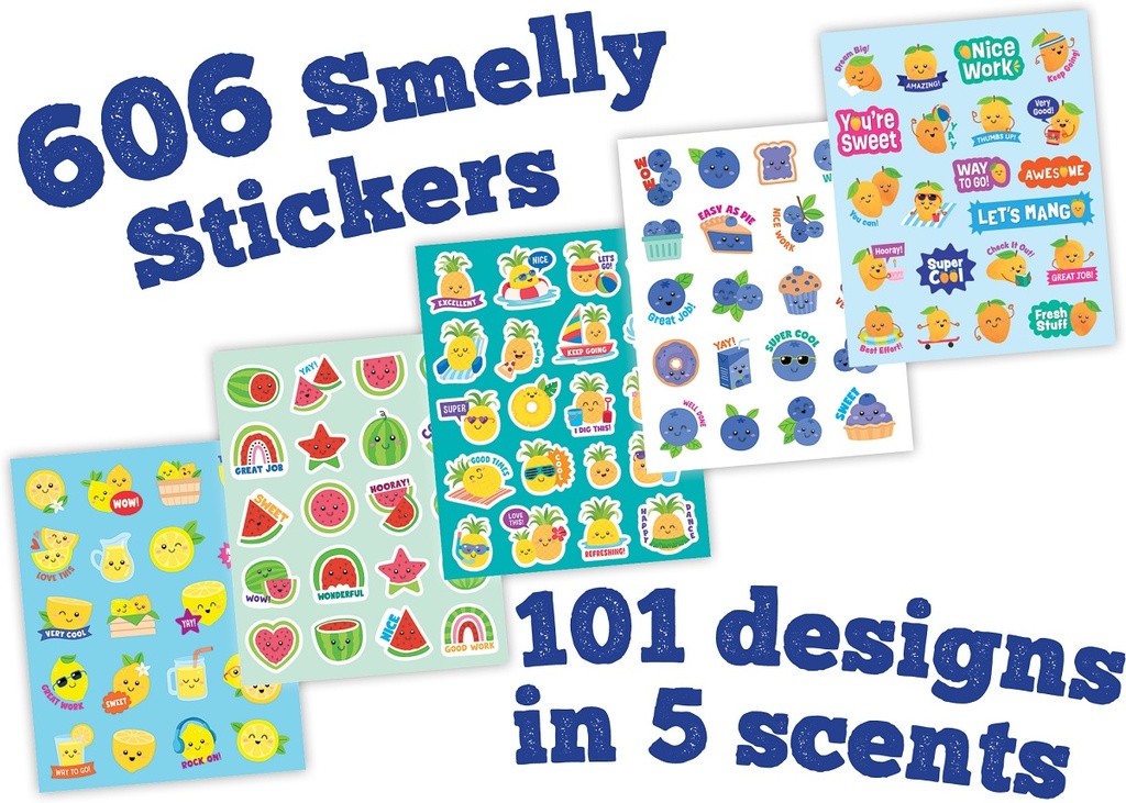 Fruit Smoothie Smelly Sticker Set (5)