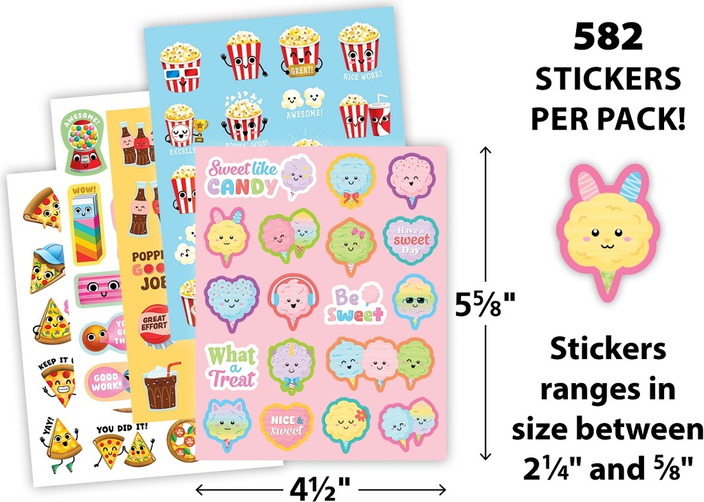 Fun Fair Smelly Sticker Set (5)