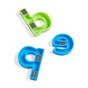 Rainbow Lowercase Magnetic Letters