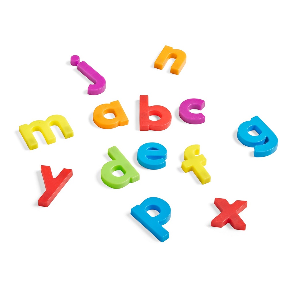 Rainbow Lowercase Magnetic Letters