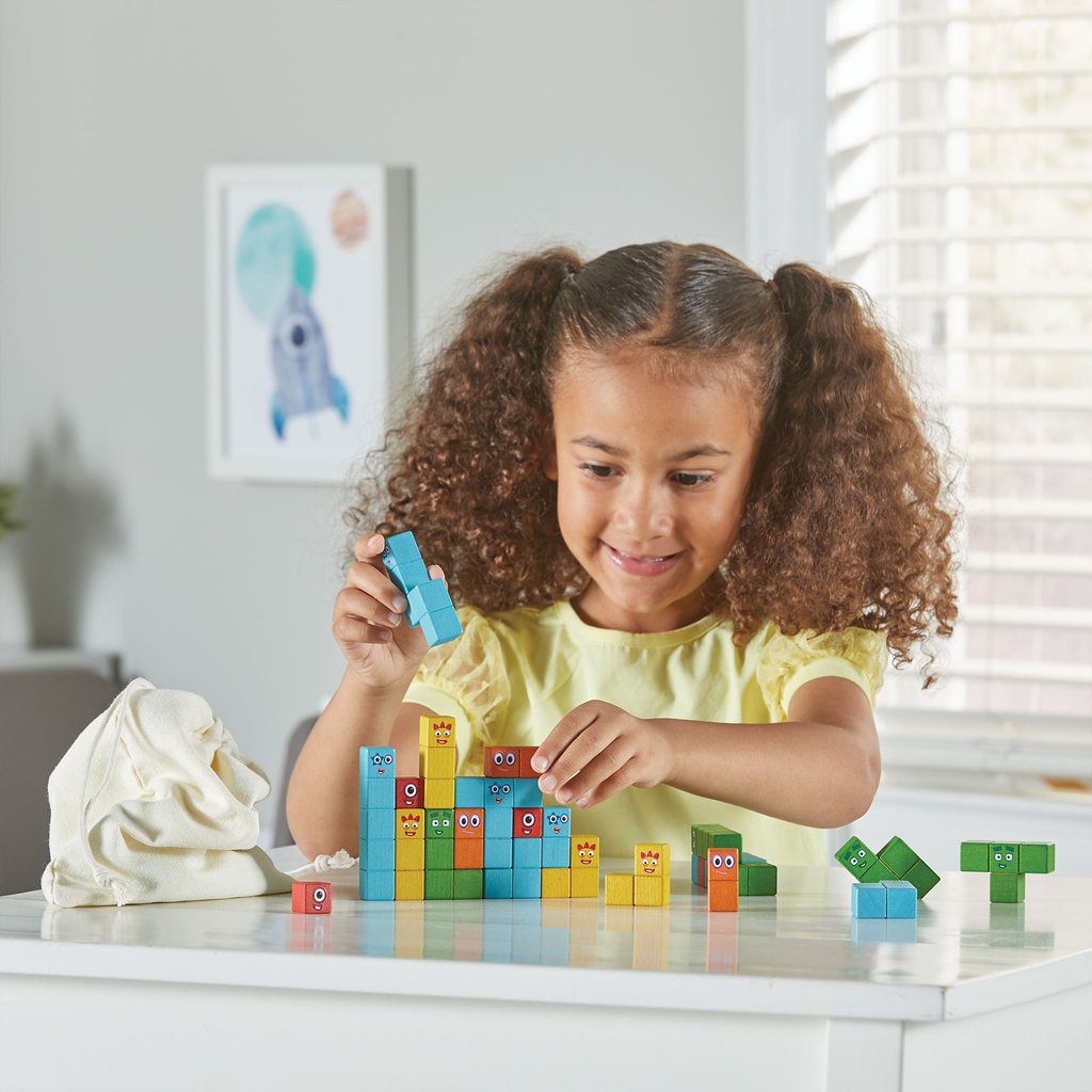 Numberblocks™ Wooden Building Blocks Activity Set