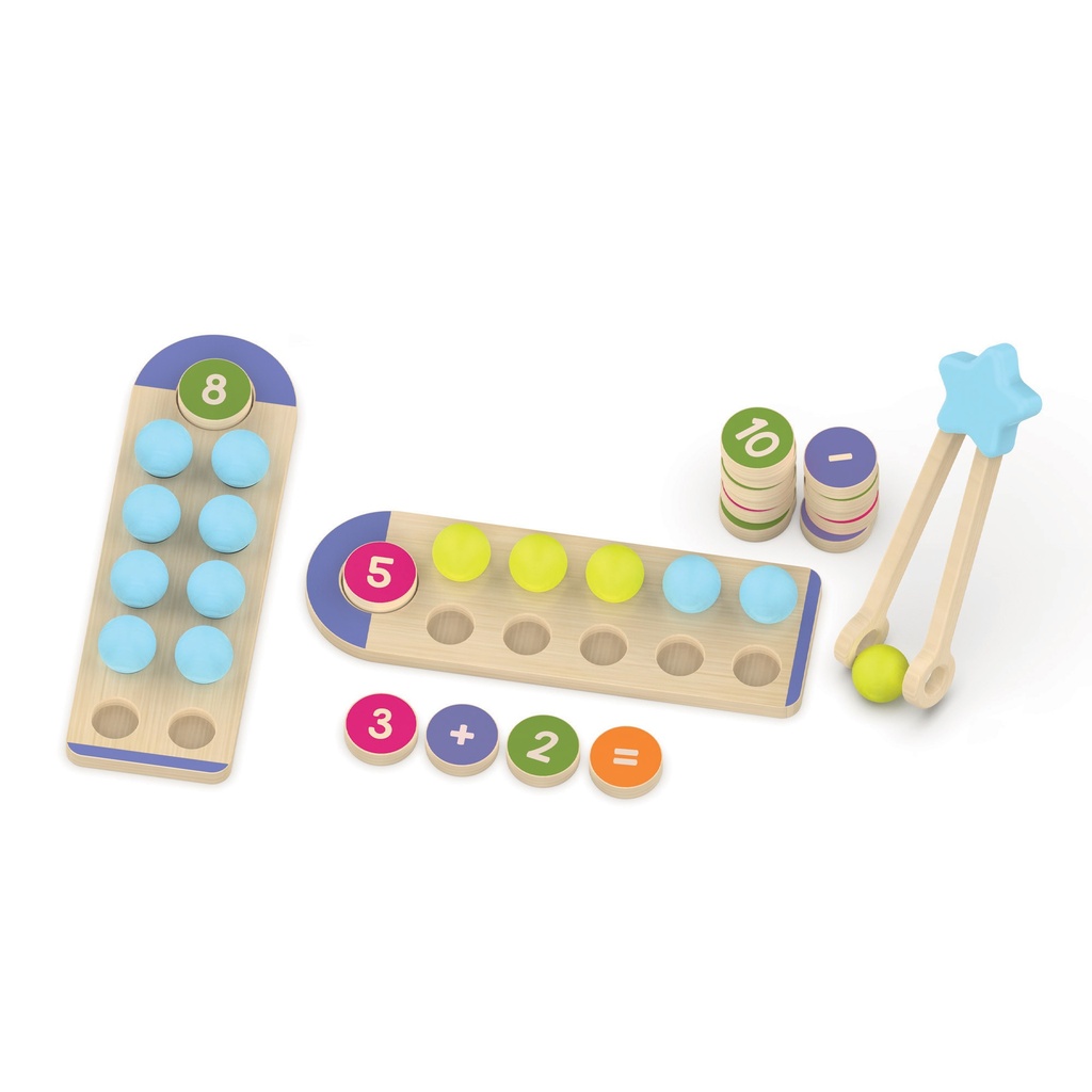 Count & Match Numbers 1-10 Wooden Set