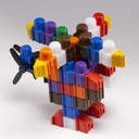 Building Blocks, Mega Builders Kit, 125 Pieces