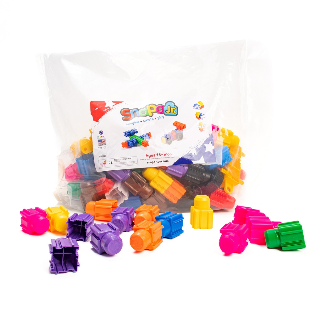 Building Blocks, Mega Builders Kit, 125 Pieces