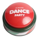 Dance Party Button, Holiday, Pack of 2