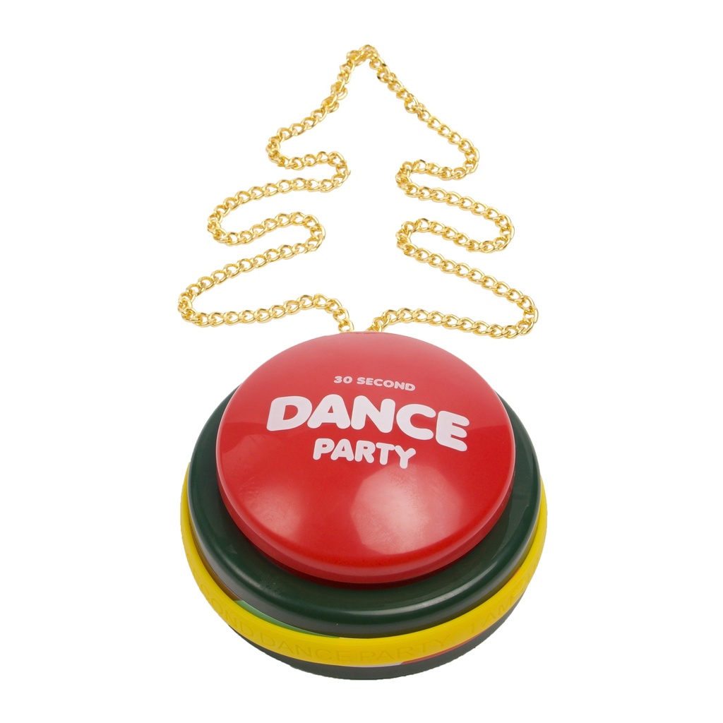 Dance Party Button, Holiday, Pack of 8