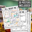 Star Student Read All About Me Posters, Set of 20