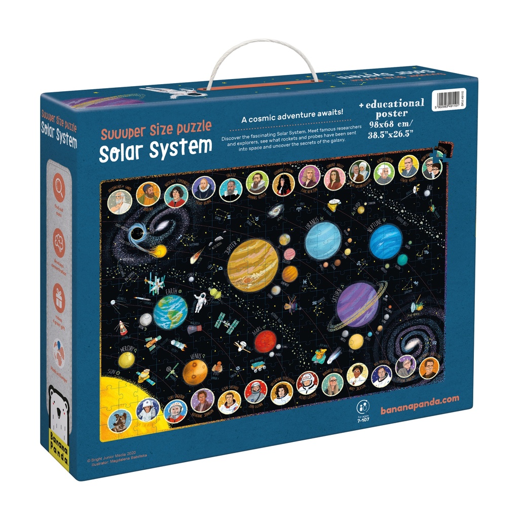 Suuuper Size Puzzle, Solar System, Ages 7+