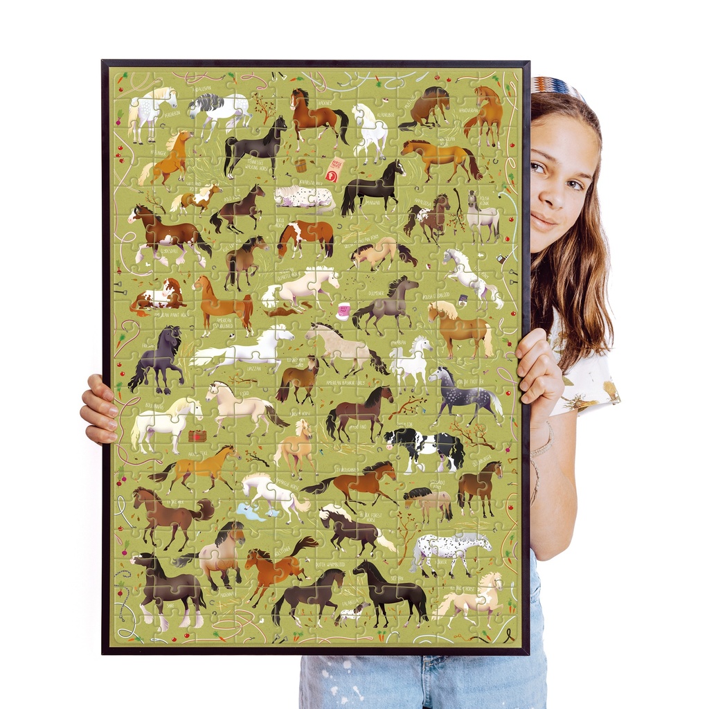 Puzzlove, Horses, Ages 7+