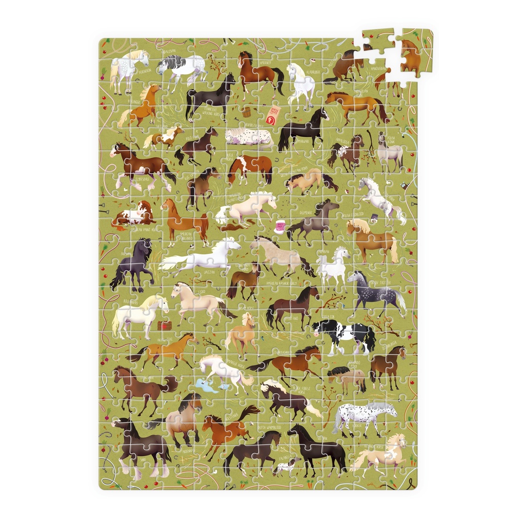 Puzzlove, Horses, Ages 7+