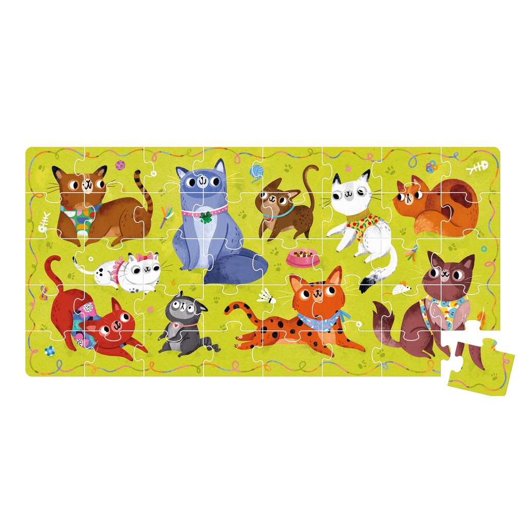 I Love Cats Puzzle, Ages 3+