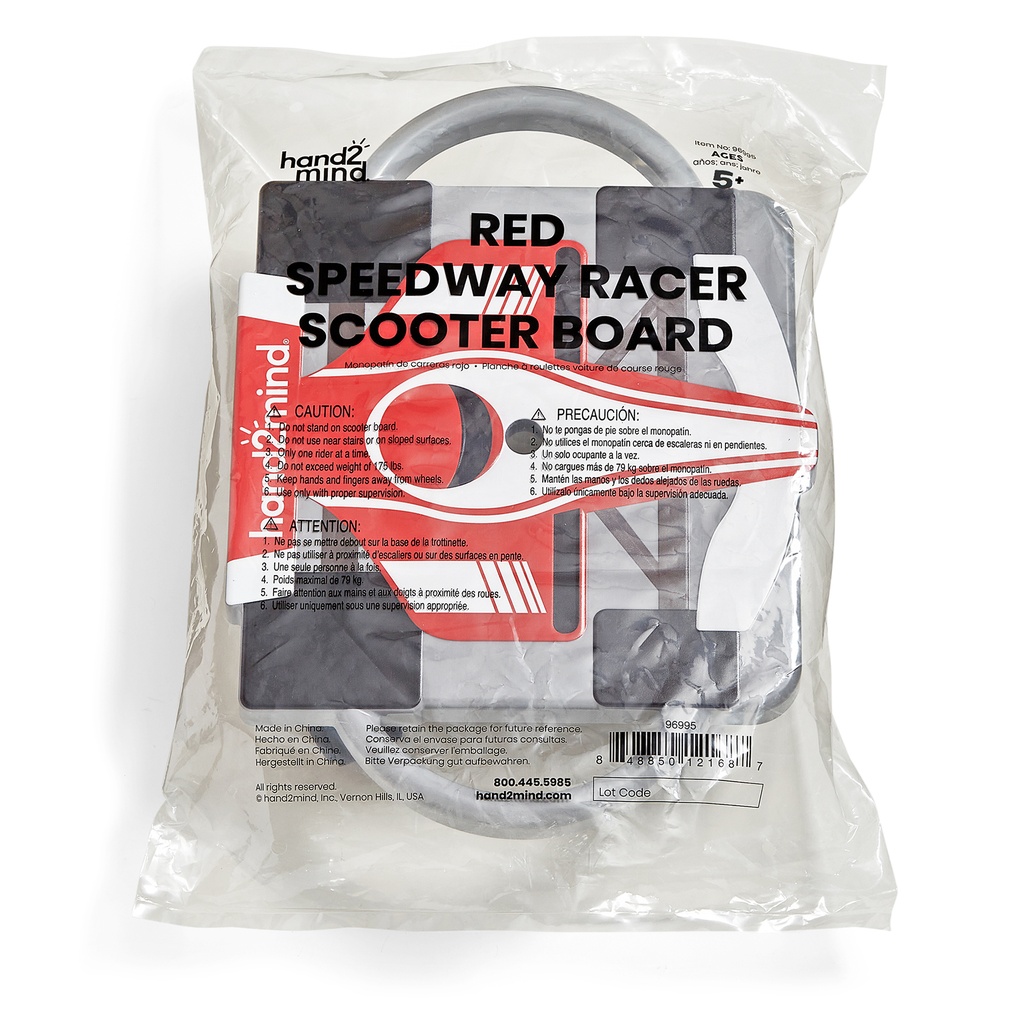 Speedway Racer Scooter Board, Red