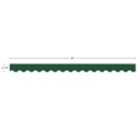 Pine Green Scalloped Border Trim