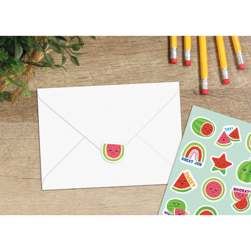 Watermelon Smelly Stickers, Pack of 120