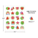 Watermelon Smelly Stickers, Pack of 120