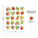 Apple Smelly Stickers, Pack of 120