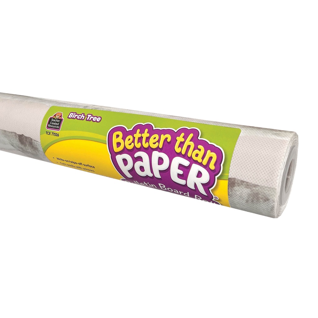 Birch Trees Better Than Paper Bulletin Board Roll 4-Pack