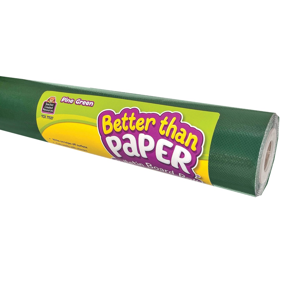 Pine Green Better Than Paper Bulletin Board Roll 4-Pack