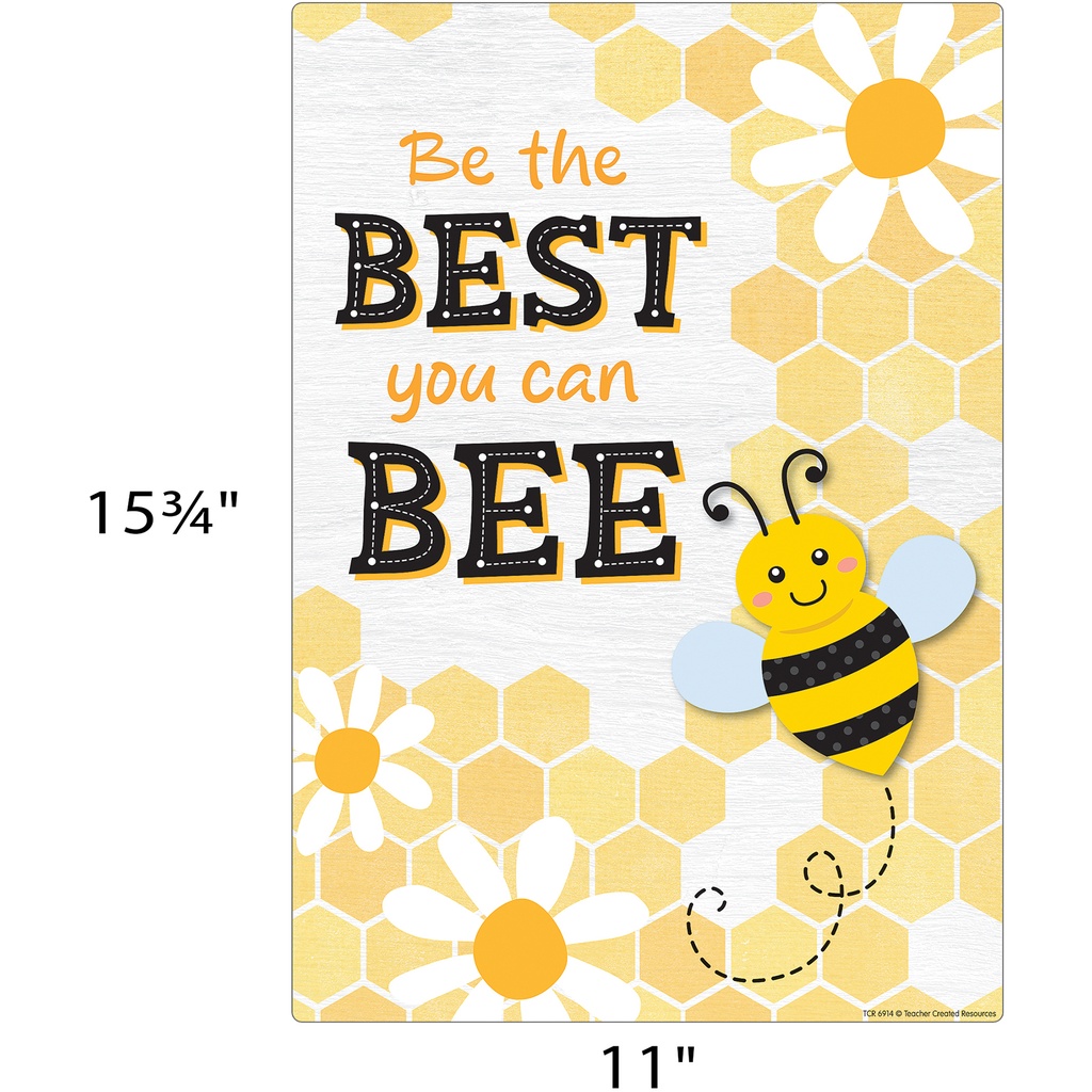 Buzzing Bees Positive Sayings Small Poster Pack