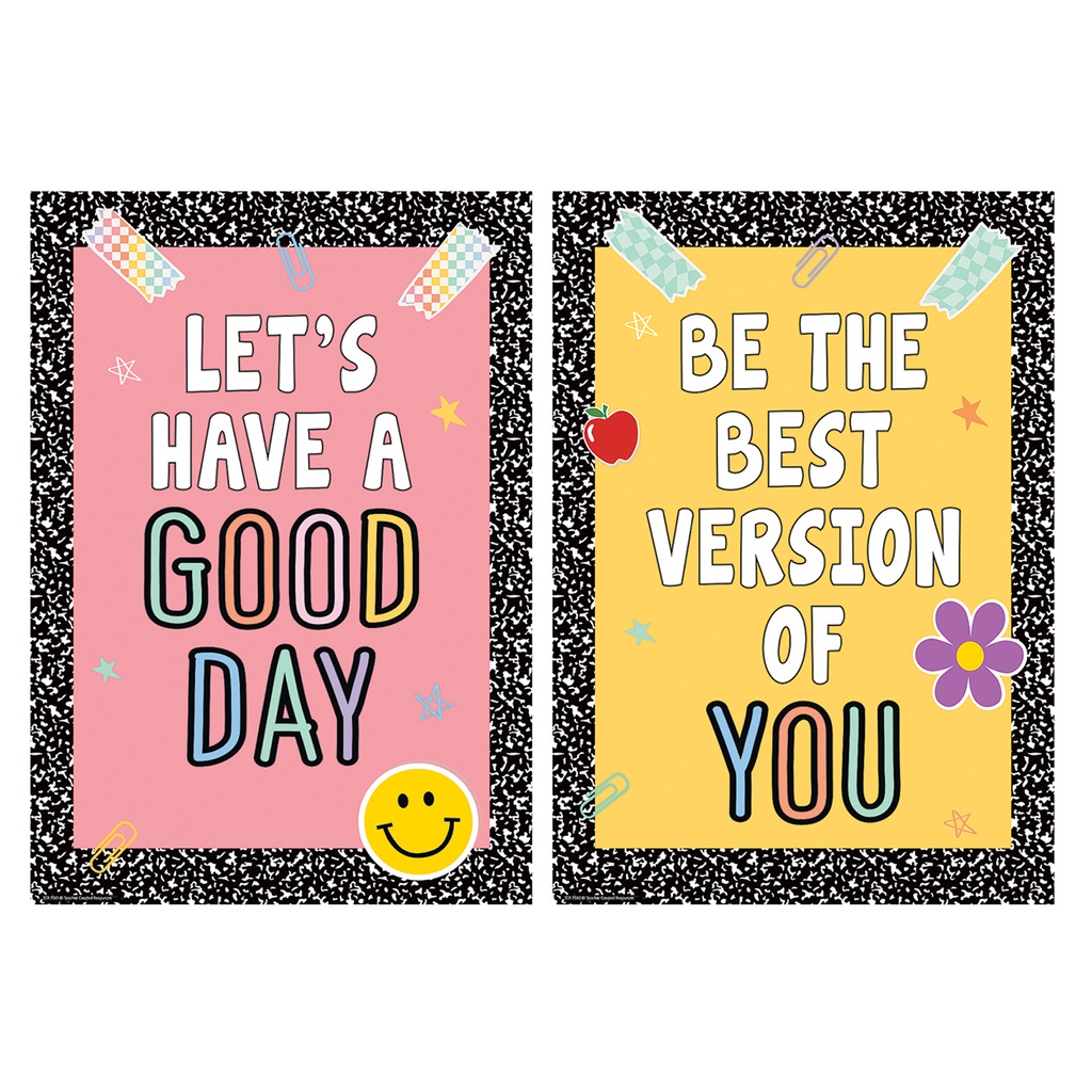 Cool for School Positive Posters Set (4)