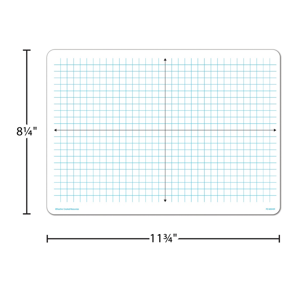 Double-Sided Coordinate Plane Dry Erase Boards