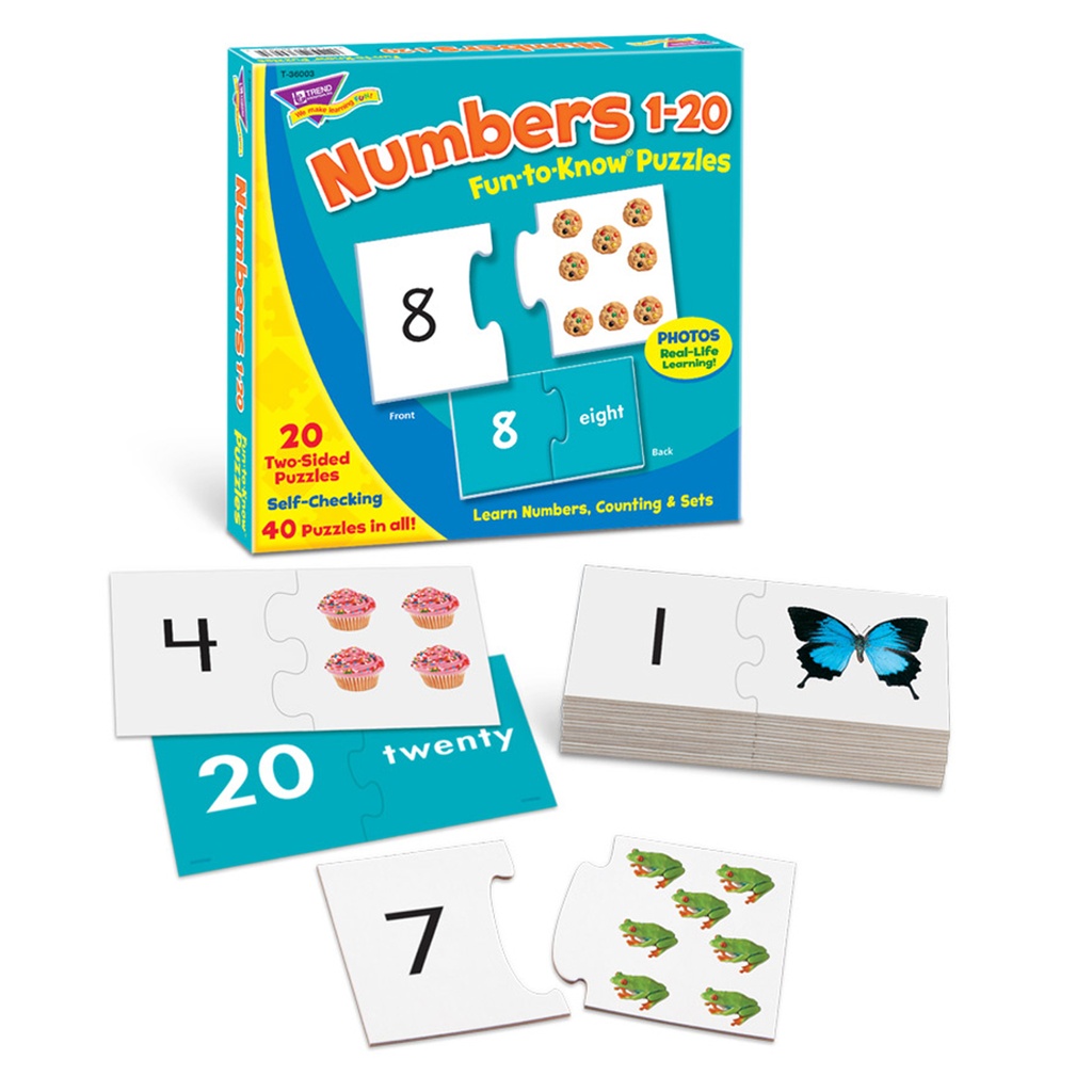 Numbers 1-20 Fun-to-Know® Puzzles