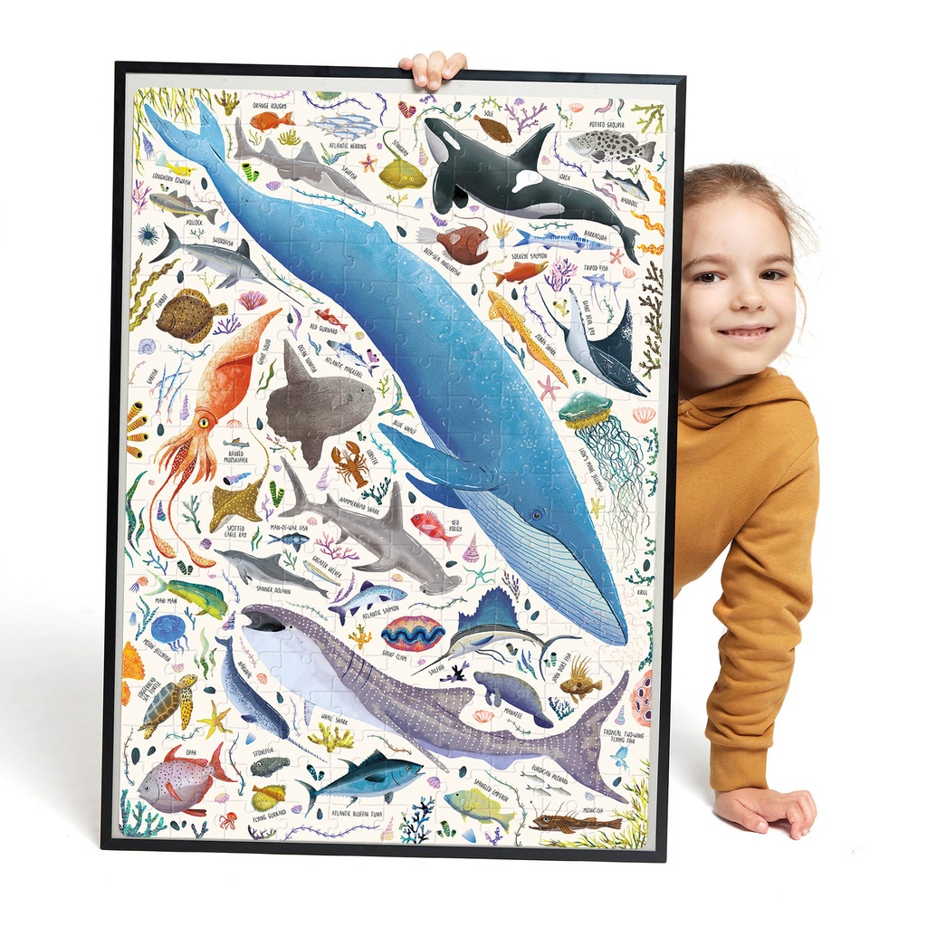 Puzzlove, Ocean Animals, Ages 7+