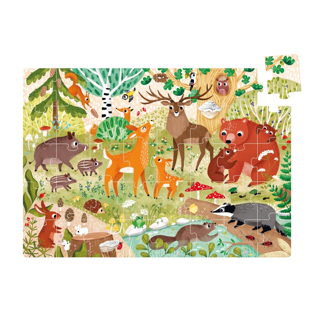 Wild Jumbo Puzzle Forest Animals, Ages 3+