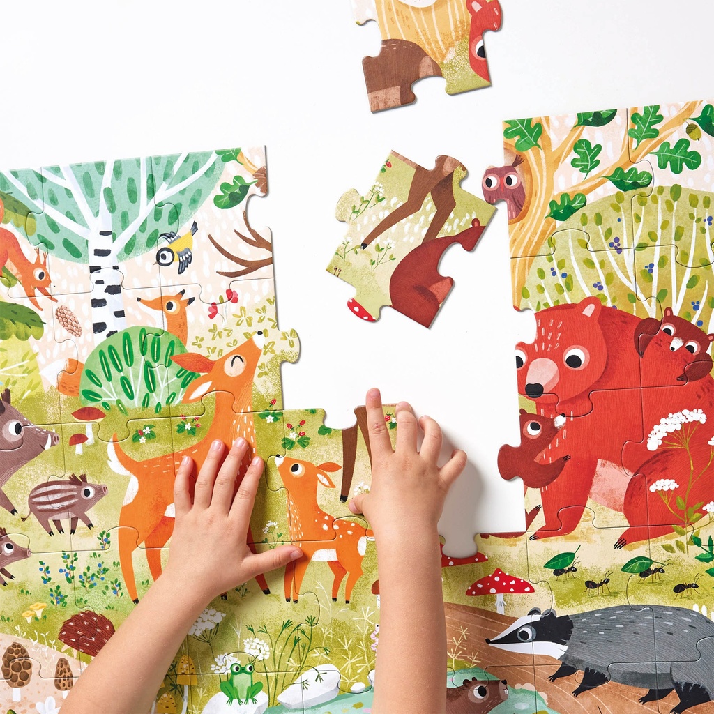 Wild Jumbo Puzzle Forest Animals, Ages 3+