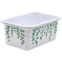 Eucalyptus Small Plastic Storage Bin, Pack of 3