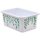 Eucalyptus Small Plastic Storage Bin, Pack of 3