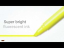 24ct Yellow Bic Brite Liner Highlighters