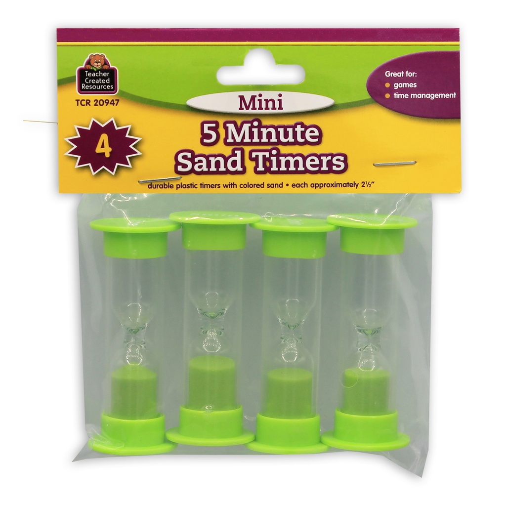 Mini 5 Minute Sand Timers