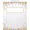 Hanging Confetti Pattern Storage/Book Bags 11" x 16" 12ct