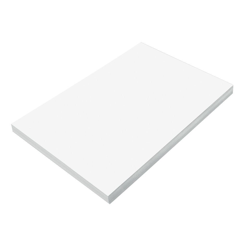 Bright White 12" x 18" Construction Paper 100 Sheets