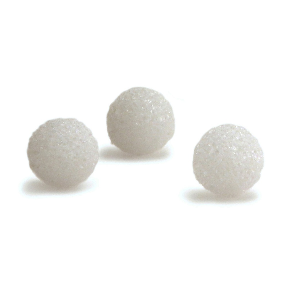 White 2 Inch Craft Foam Balls Pack of 12