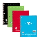 Assorted 1-Subject Spiral Notebooks Pack of 12