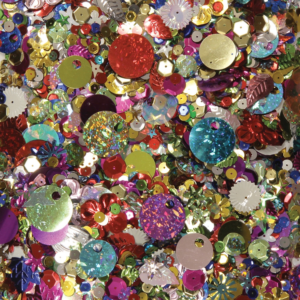 Assorted Sequins & Spangles 4 oz.