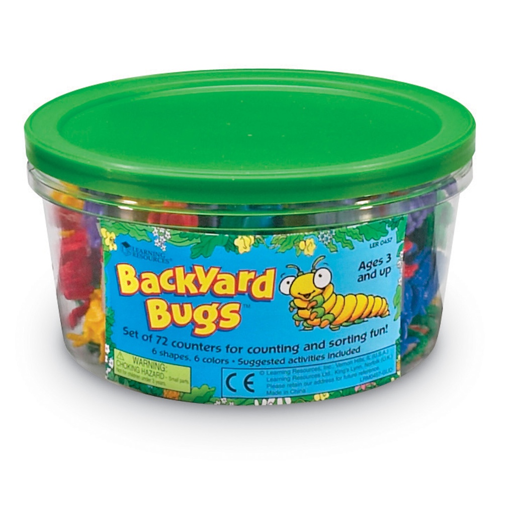 Backyard Bugs™ Counters Pack of 72