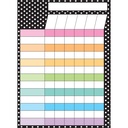 Black & White Dots Incentive 13" x 9 1/2" Smart Poly® PosterMat Pals Pack of 10