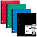 Wide Ruled 1-Subject Wireless Neatbook Notebooks Pack of 6